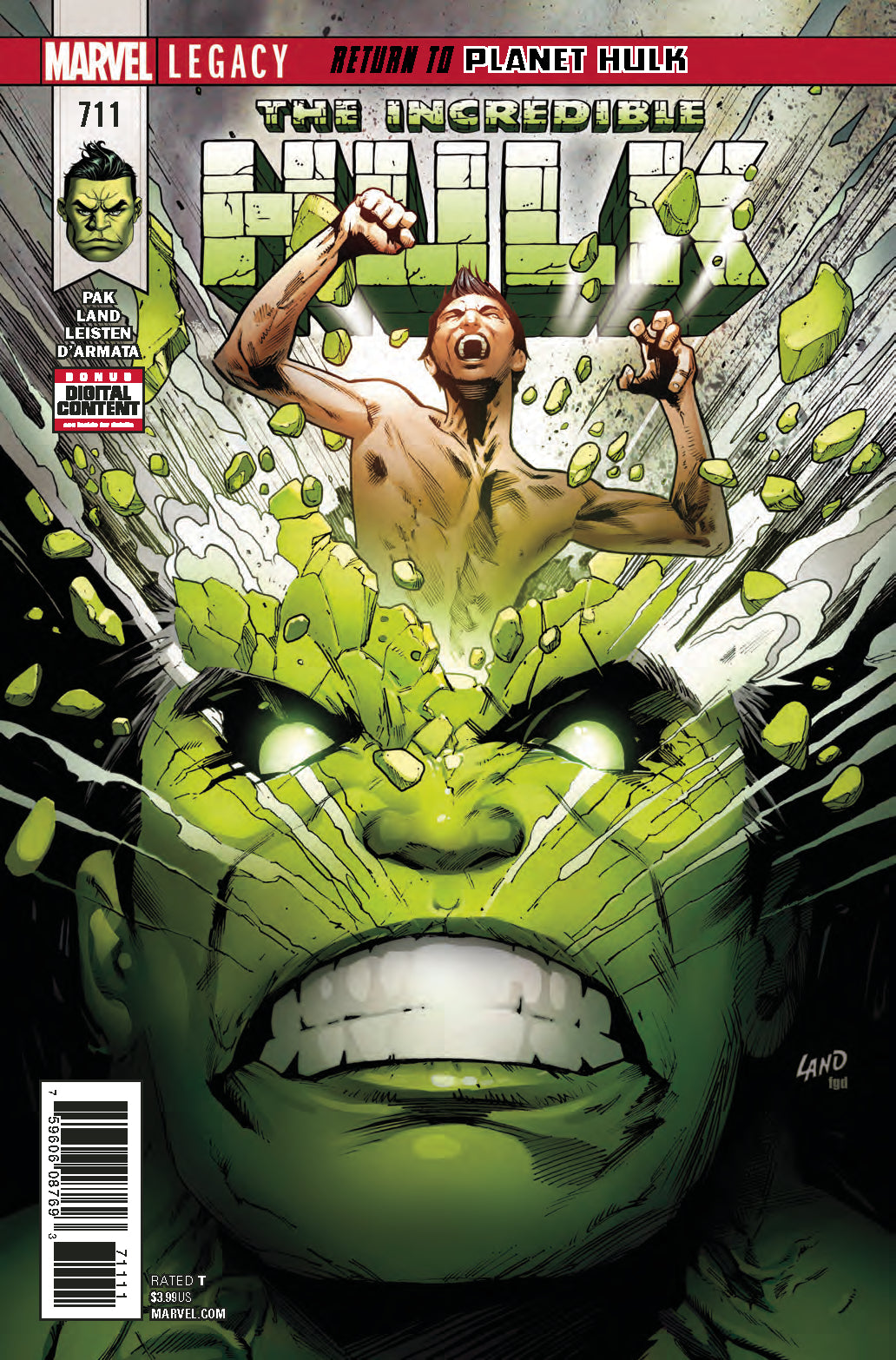 INCREDIBLE HULK #711 LEG – Comics Games And Coffee