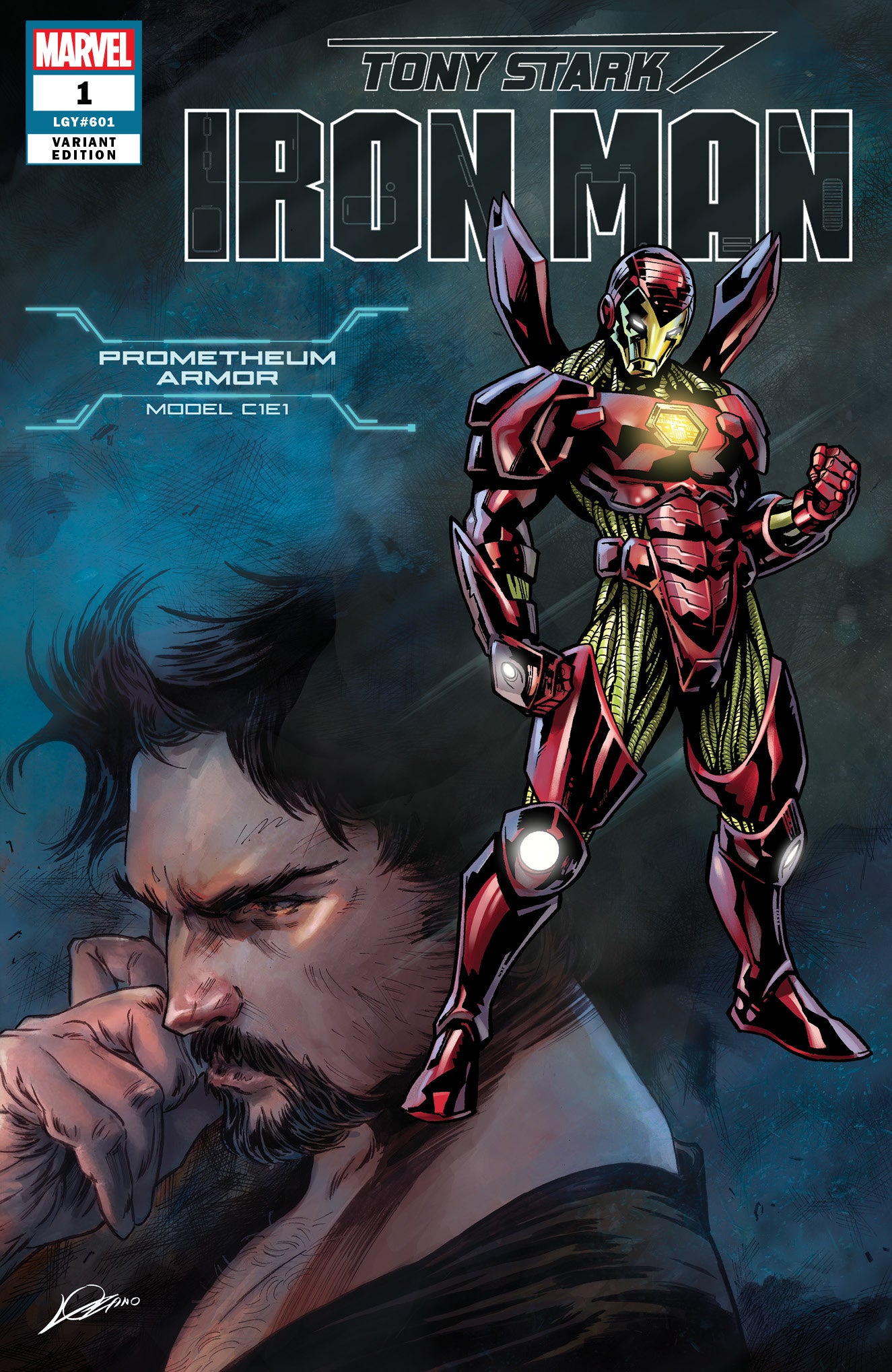 TONY STARK IRON MAN #1 HEROES REBORN ARMOR VAR – Comics Games And Coffee