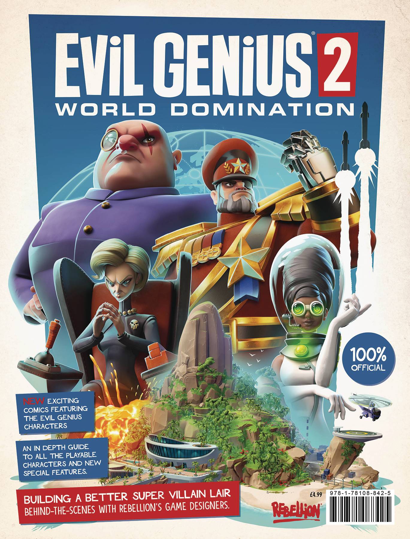 EVIL GENIUS 2 WORLD DOMINATION MAGAZINE – Comics Games And Coffee