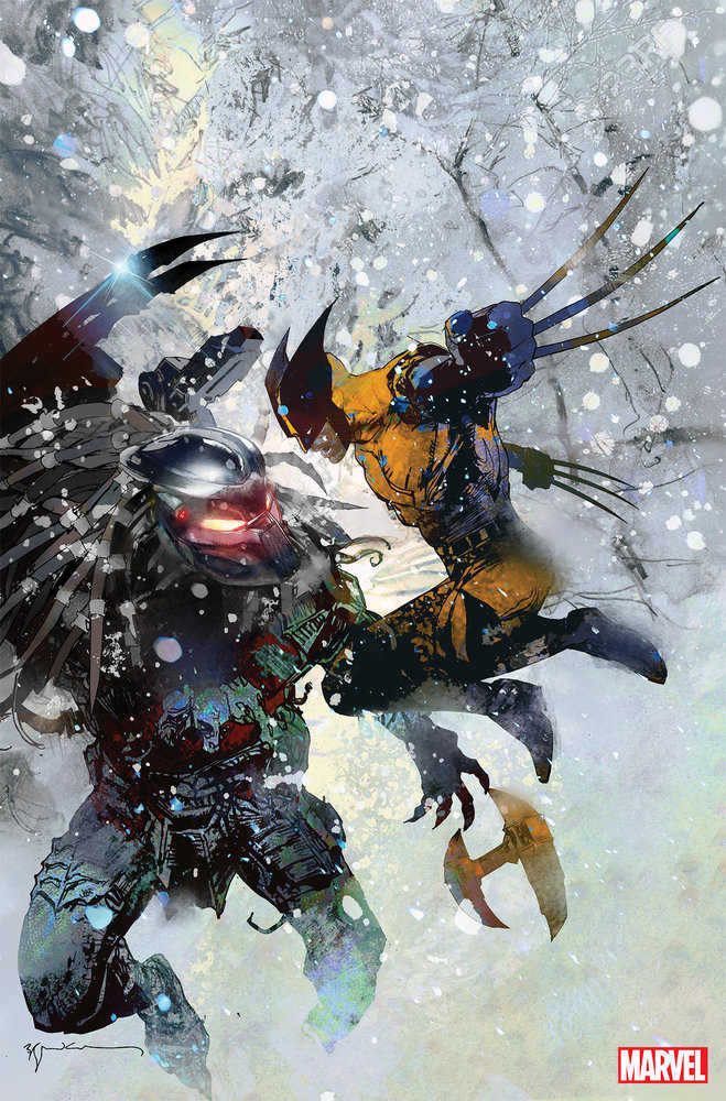 Predator vs. Wolverine 4 Bill Sienkiewicz Full Art 100 Copy Variant