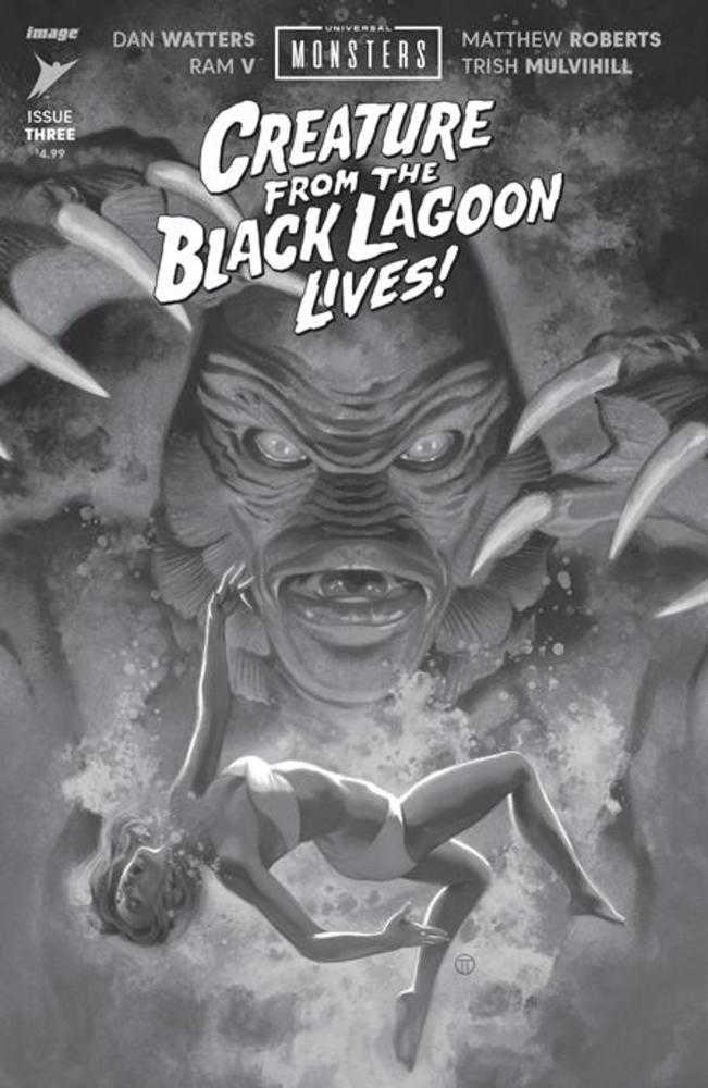 Universal Monsters Creature From The Black Lagoon Lives #3 (Of 4) Cover D 1 in 25 Julian Totino Tedesco Classic Horror Variant