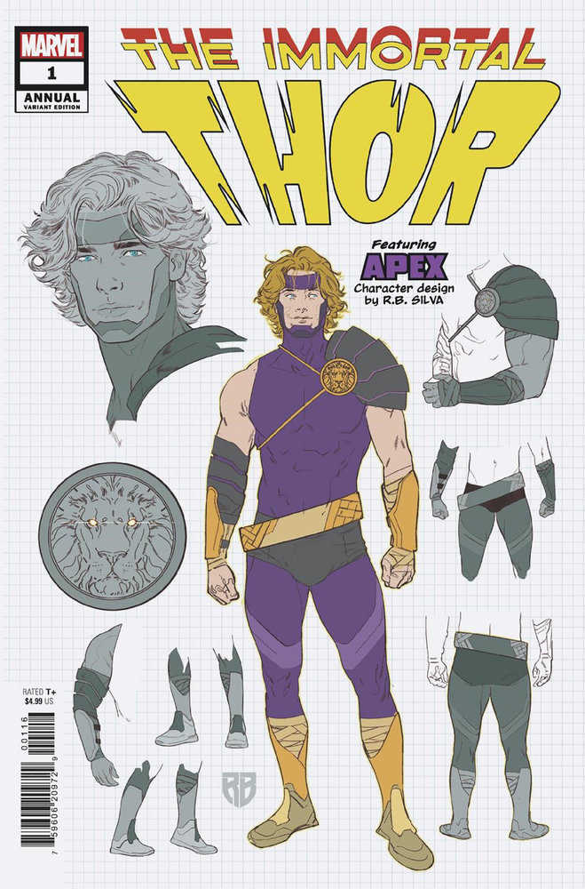 Immortal Thor Annual #1 R.B. Silva Design Variant 1:10 [Iw]