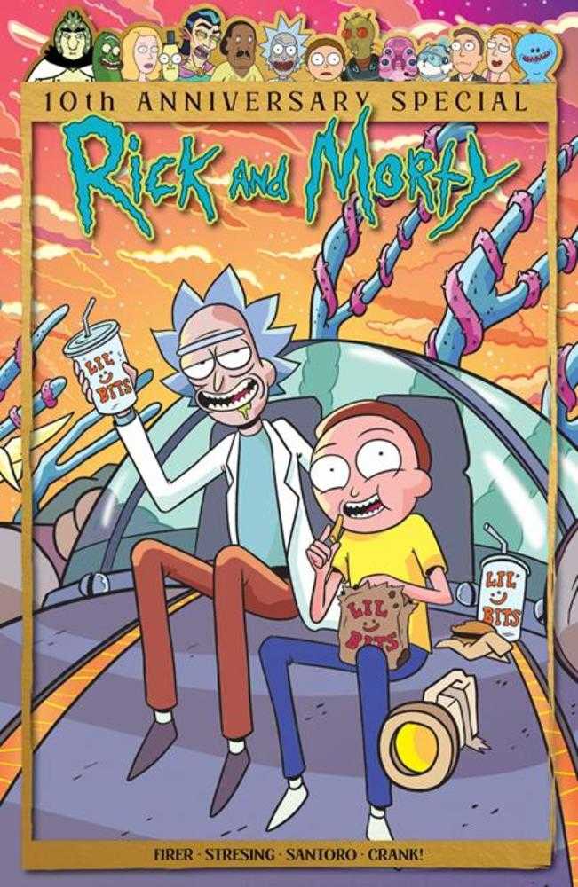 Rick And Morty 10th Anniversary Special #1 (One Shot) Cover A Marc Ellerby Wraparound