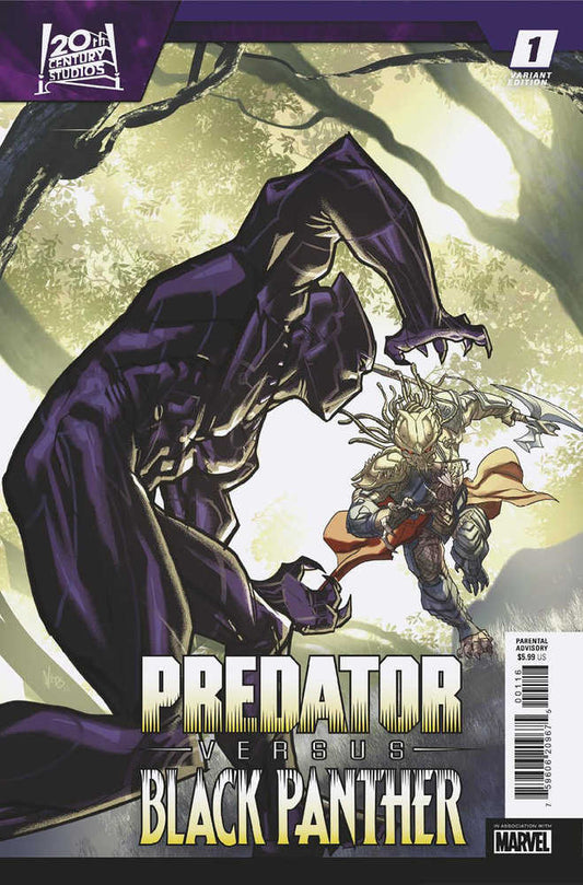 Predator vs Black Panther #1 (Of 4) 25 Copy Variant Edition Woods Variant