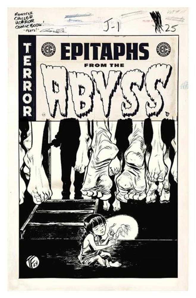 EC Epitaphs From The Abyss #3 (Of 12) Cover D Inc 1:20 Tom Fowler Black & White Artist Edition Variant (Mature)