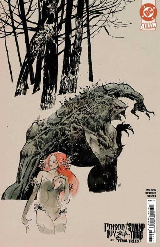 Poison Ivy Swamp Thing Feral Trees #1 (One Shot) Cover D 1 in 25 Ashley Wood Card Stock Variant