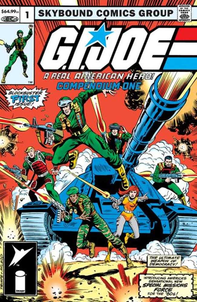 G.I. Joe A Real American Hero Compendium TPB Book 01 Direct Market Exclusive Herb Trimpe & Bob McLeod Cover