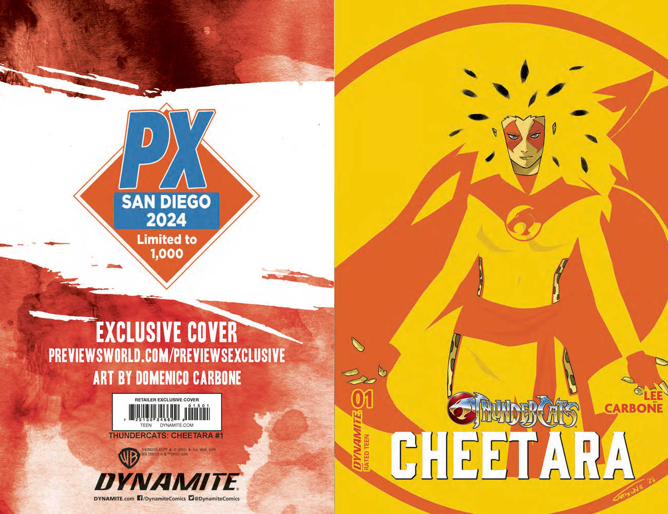 Sdcc 2024 Thundercats Cheetara #1 Previews Exclusive Variant Edition