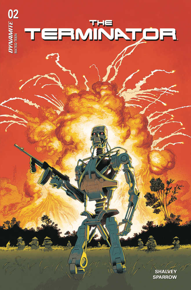 Terminator #2 Cover E Shalvey Foil