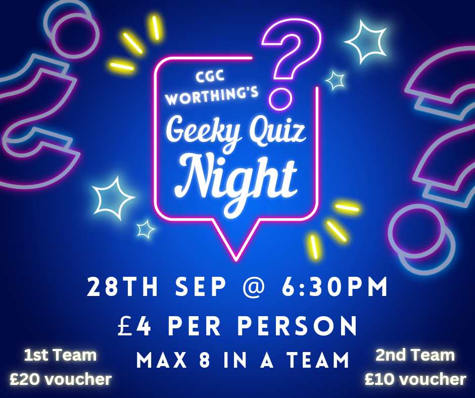 CGC Worthing's Geeky Quiz Night