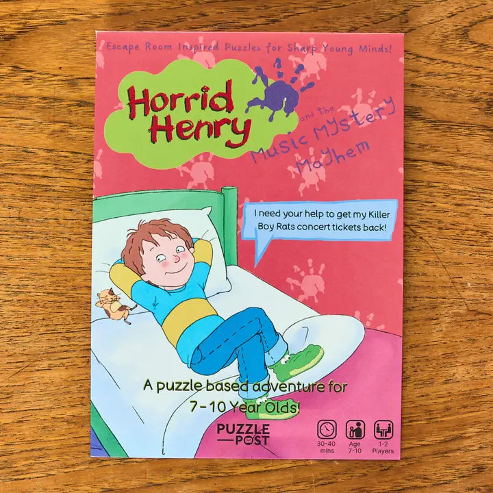 Puzzle Post: Horrid Henry and the Music Mystery Mayhem