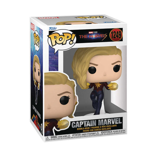 Pop Vinyl The Marvels Captain Marvel Vinyl Figure