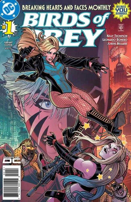 Birds Of Prey #1 Cover F 1 in 25 Nick Bradshaw Card Stock Variant