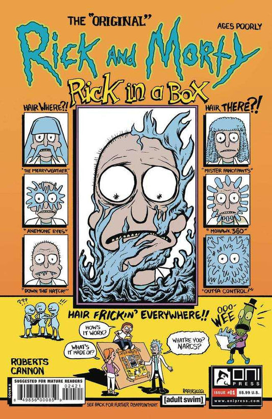 Rick And Morty Presents Rick In A Box #1 (One Shot) Cover C 1 in 10 Rafer Roberts Variant (Mature)