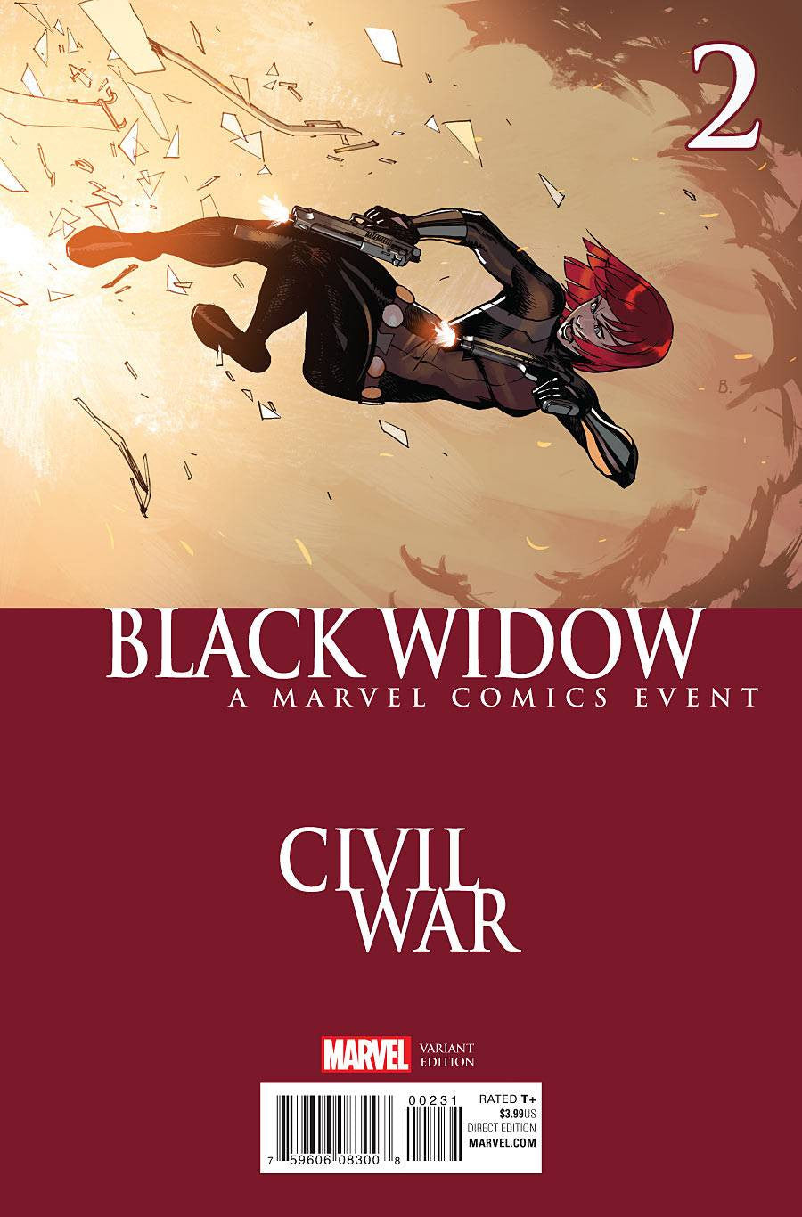 BLACK WIDOW #2 BENGAL CIVIL WAR VAR COVER