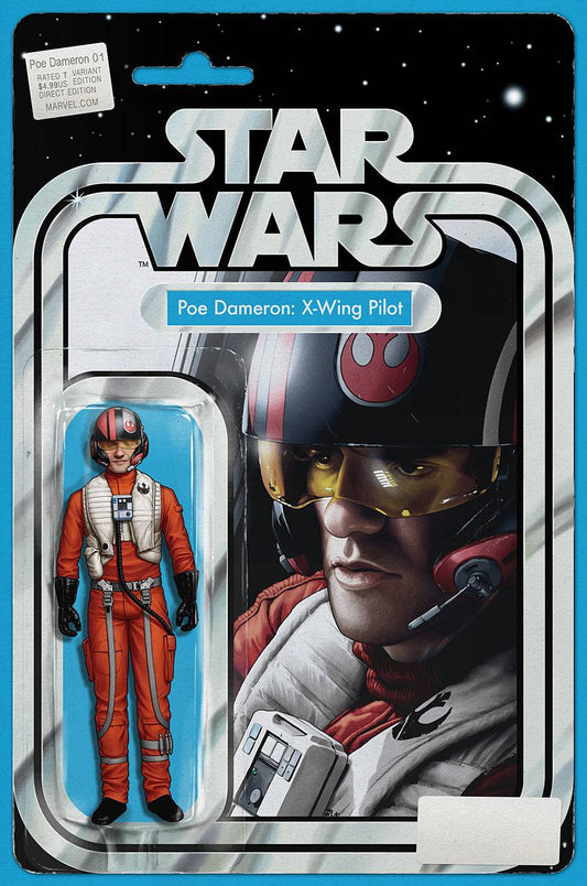 STAR WARS POE DAMERON #1 CHRISTOPHER ACTION FIGURE VAR COVER