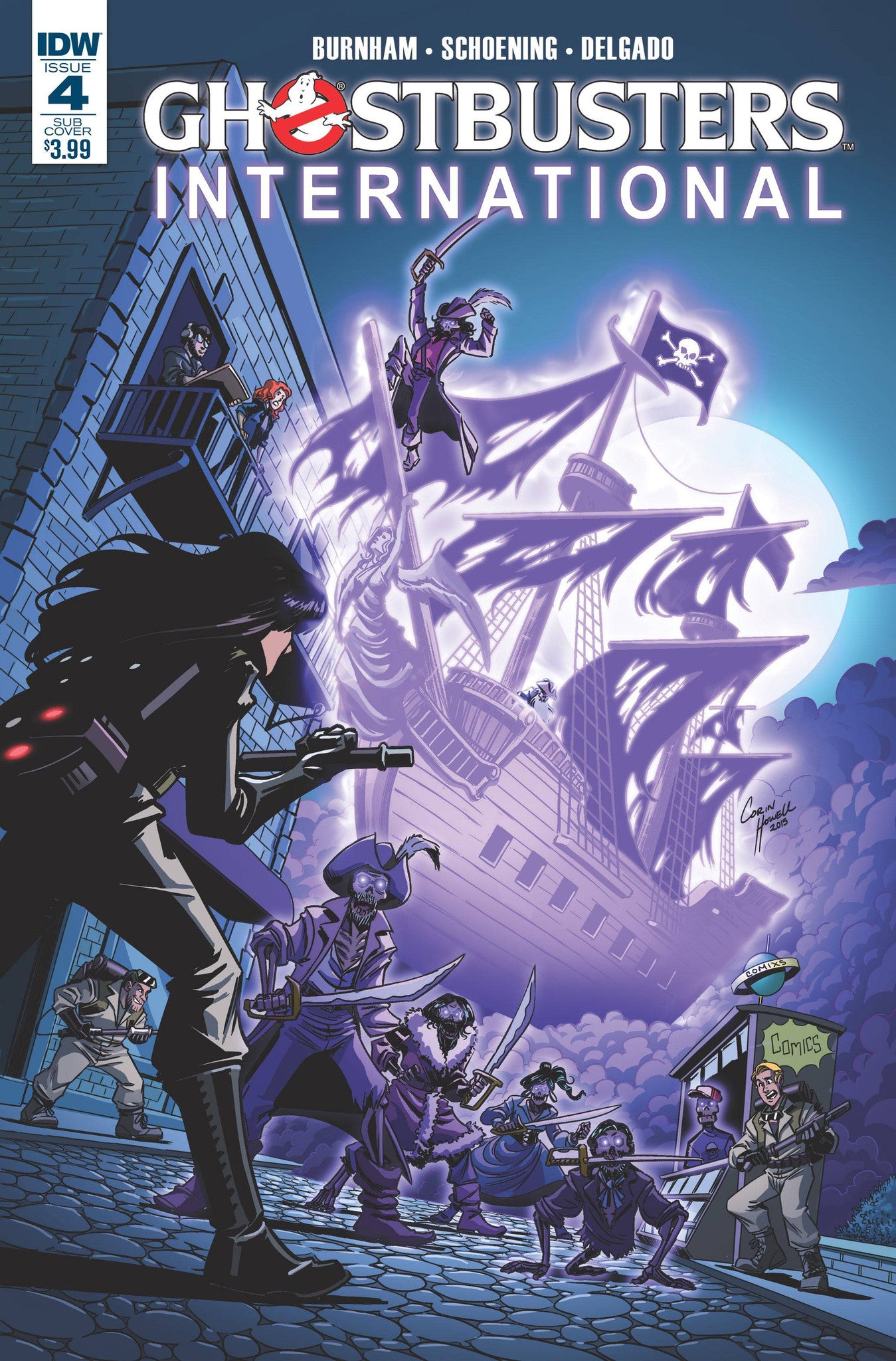 GHOSTBUSTERS INTERNATIONAL #4(OF 4) SUBSCRIPTION VAR COVER