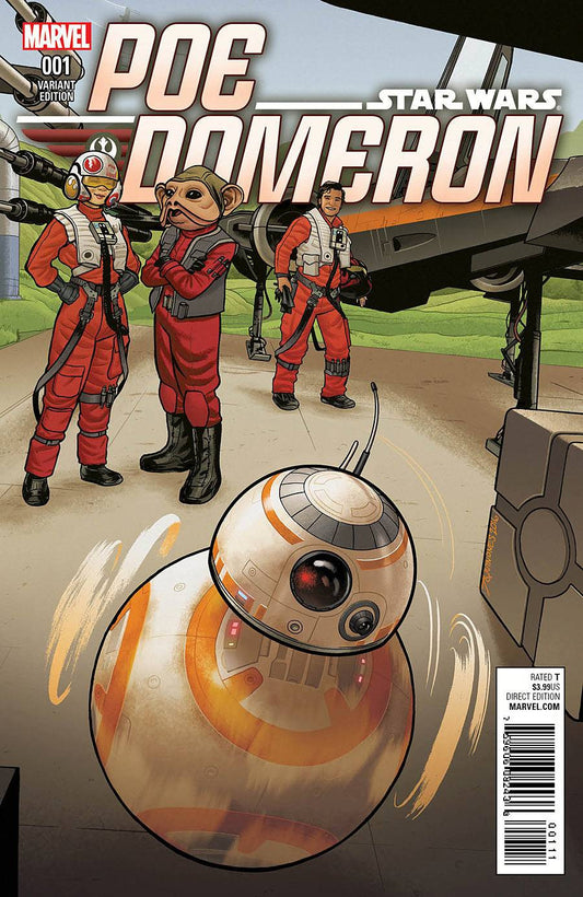 STAR WARS POE DAMERON #1 QUINONES BB 8 VAR COVER