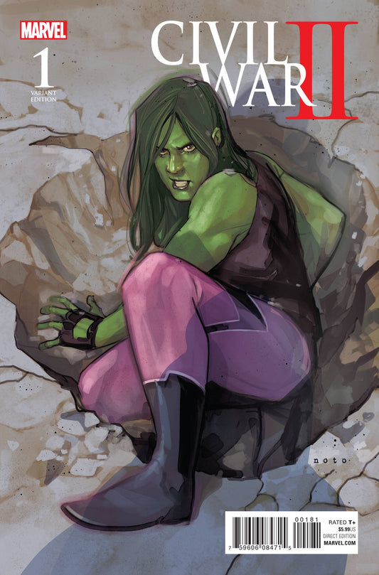 CIVIL WAR II #1 (OF 7) NOTO SHE-HULK VAR COVER