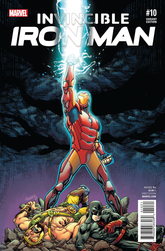 INVINCIBLE IRON MAN #10 CW REENACTMENT VAR RCW2 COVER