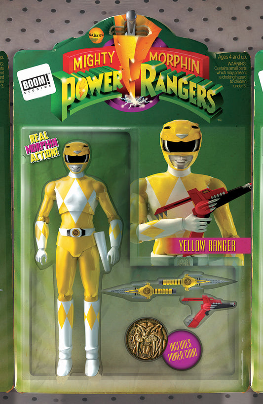 MIGHTY MORPHIN POWER RANGERS #5 UNLOCK ACTION FIGURE VAR COVER