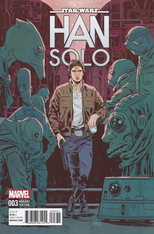 STAR WARS HAN SOLO #3 (OF 5) WALSH VAR COVER