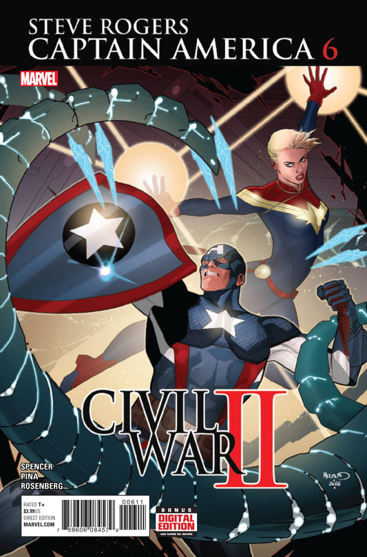 CAPTAIN AMERICA STEVE ROGERS #6 CW2 COVER