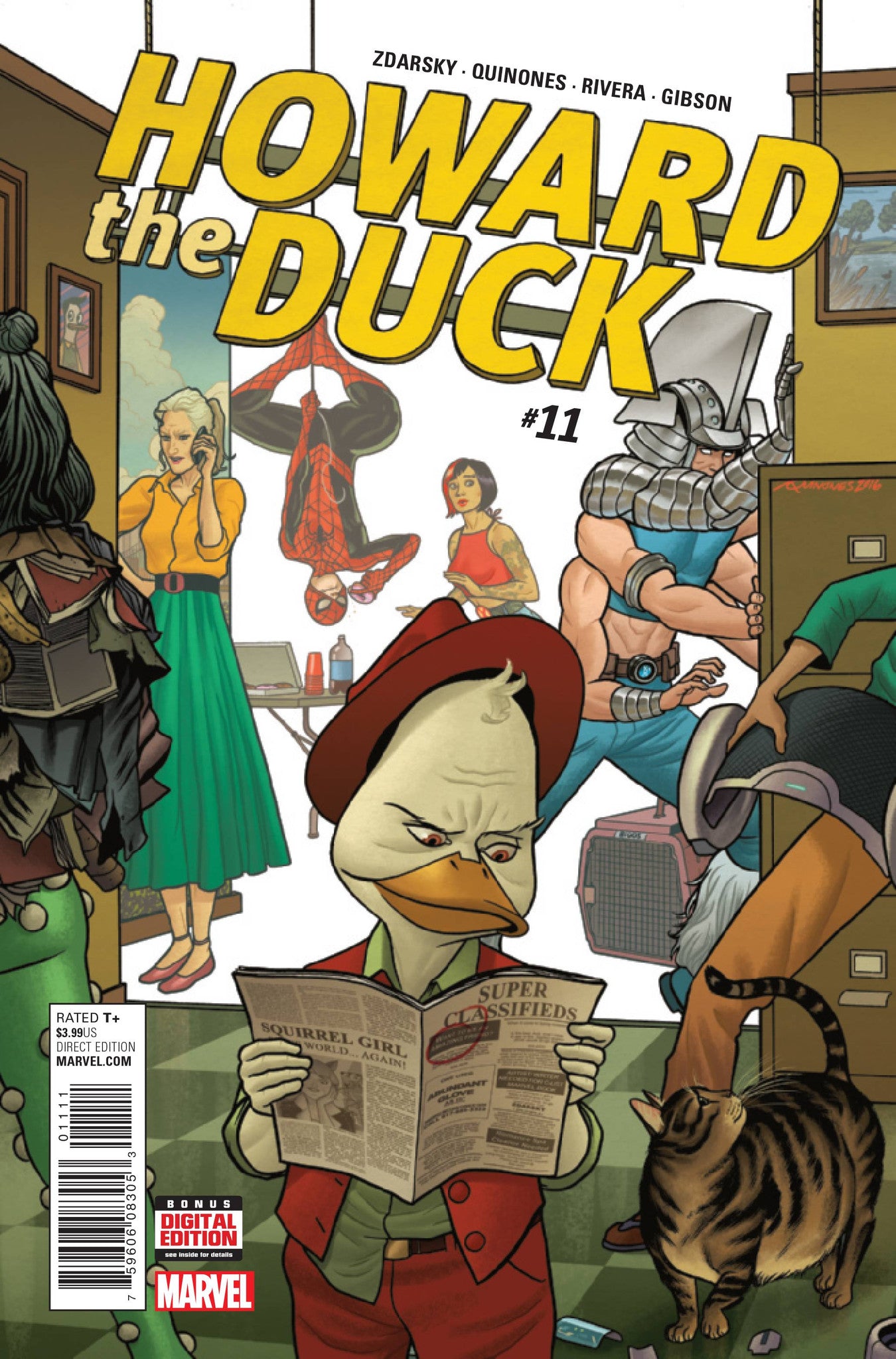 HOWARD THE DUCK #11 COVER