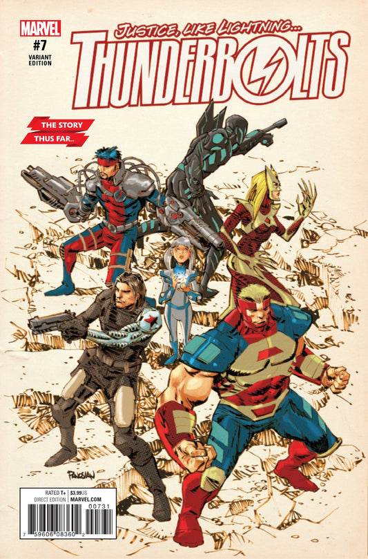 THUNDERBOLTS #7 PANOSIAN STORY THUS FAR VAR NOW COVER