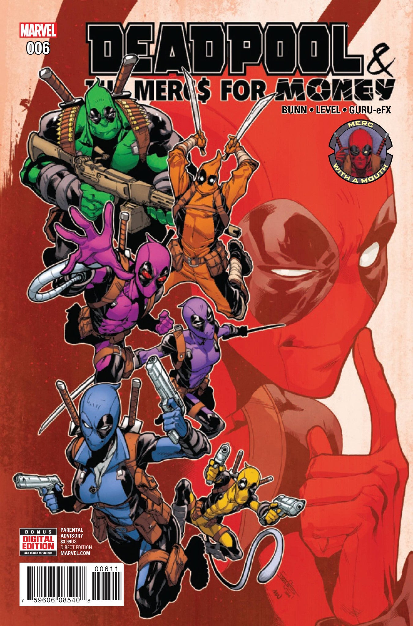 DEADPOOL AND MERCS FOR MONEY #6 COVER