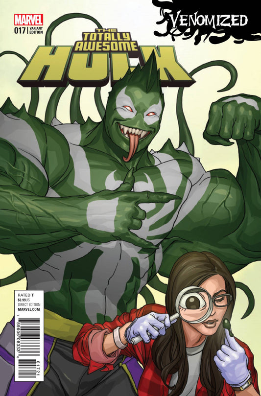 TOTALLY AWESOME HULK #17 CHOIVENOMIZED VAR COVER