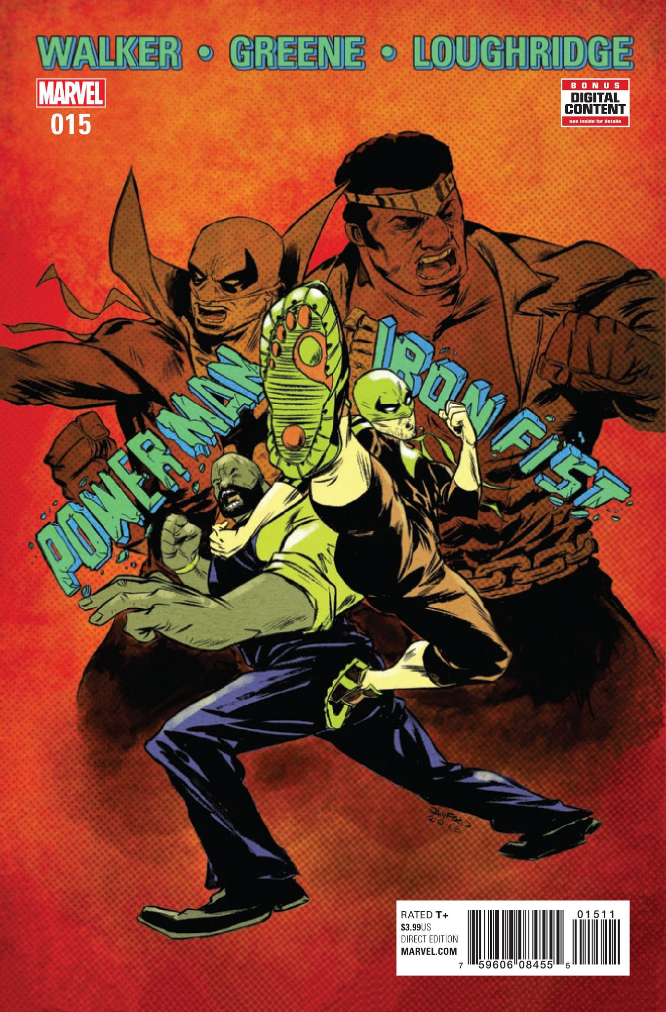 POWER MAN AND IRON FIST #15 COVER