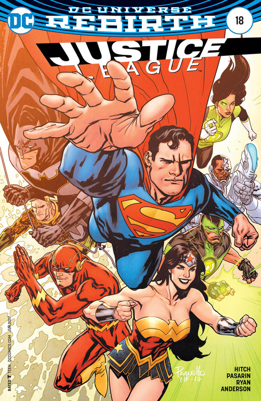 JUSTICE LEAGUE #18 VAR ED COVER