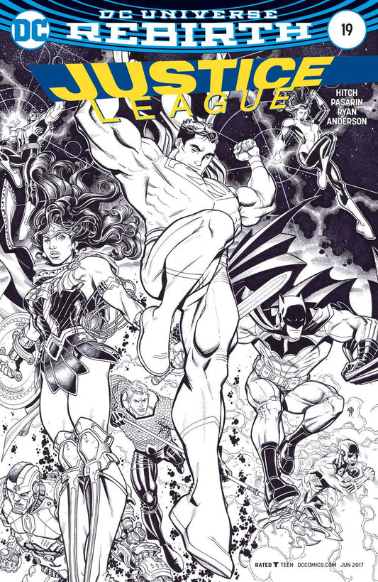 JUSTICE LEAGUE #19 VAR ED COVER