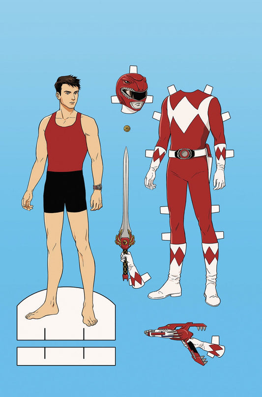 GO GO POWER RANGERS #1 UNLOCK PAPER DOLL VAR COVER