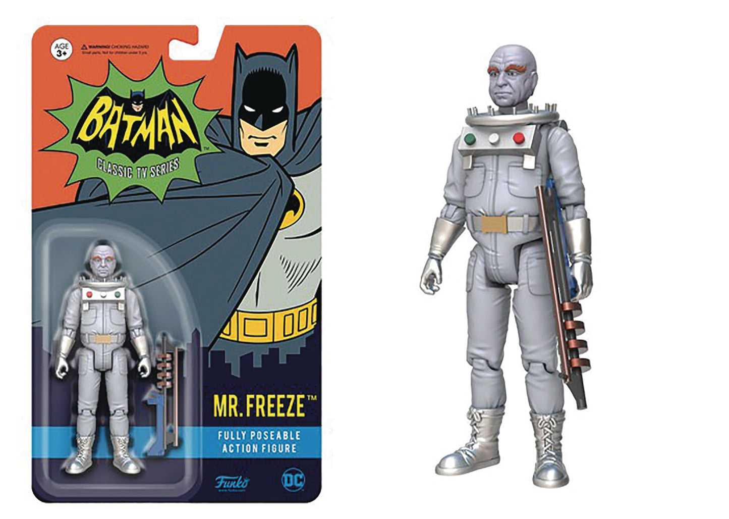 FUNKO DC HEROES BATMAN 66 MISTER FREEZE ACTION FIGURE