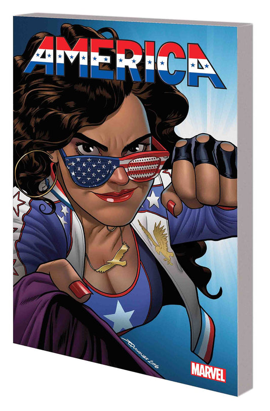 AMERICA TP VOL 01 LIFE & TIMES  OF AMERICA CHAVEZ COVER