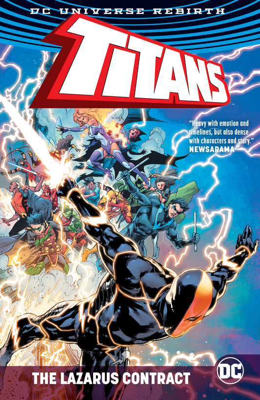 TITANS THE LAZARUS CONTRACT HC COVER