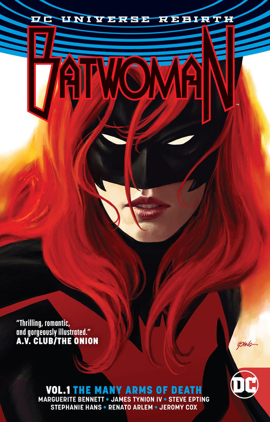 BATWOMAN TP VOL 01 THE MANY ARMS OF DEATH (REBIRTH) COVER