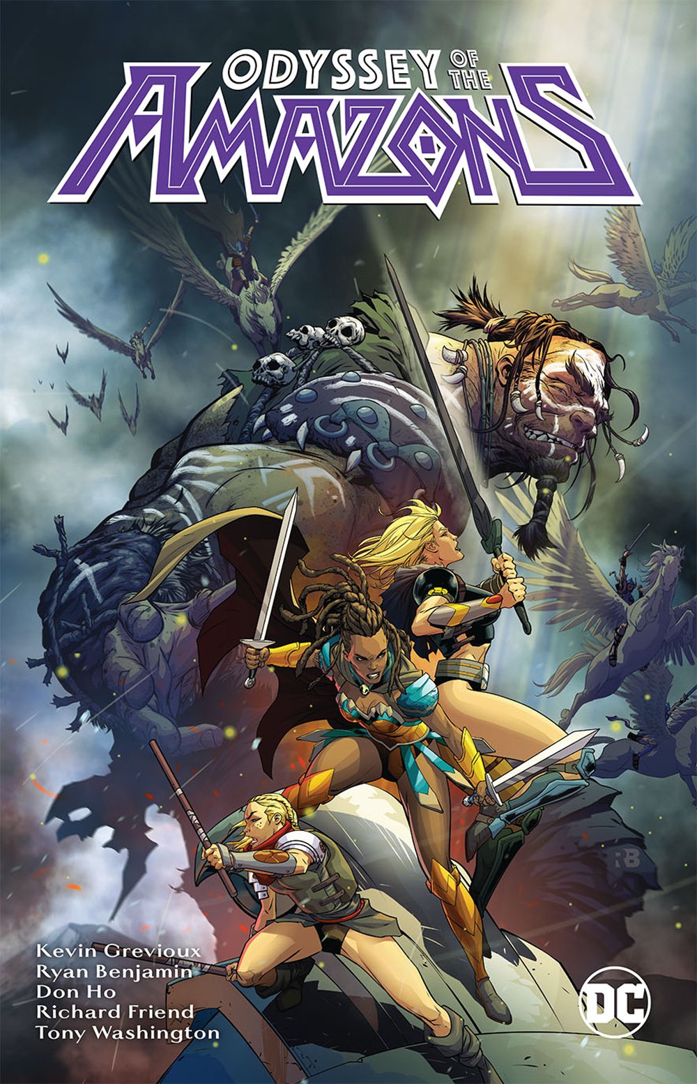 ODYSSEY OF THE AMAZONS TP COVER