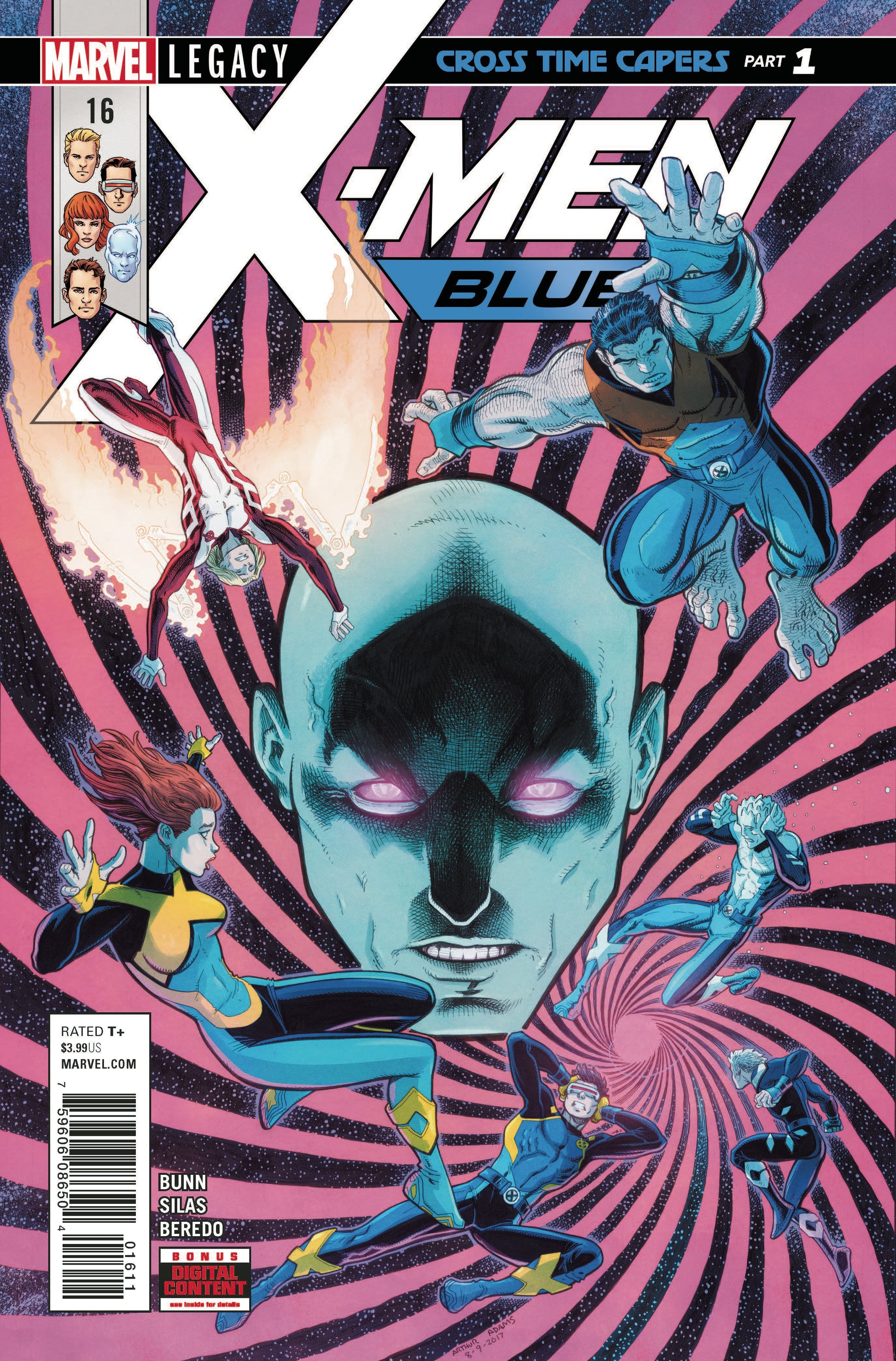 X-MEN BLUE #16 LEG COVER