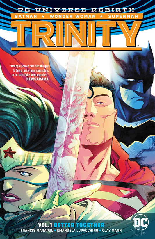 TRINITY TP VOL 01 BETTER TOGETHER (REBIRTH) COVER