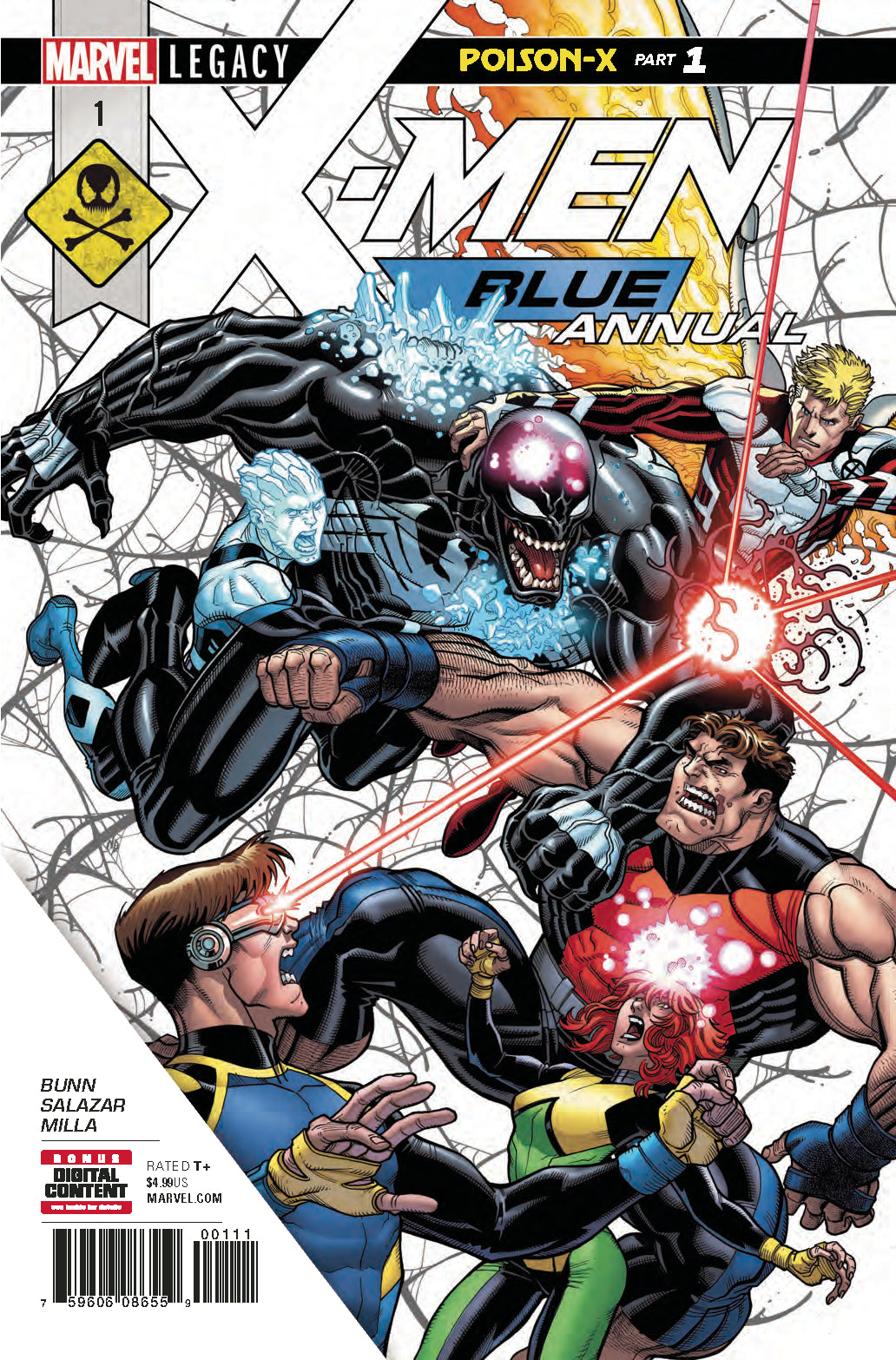 X-MEN BLUE ANNUAL #1 LEG COVER