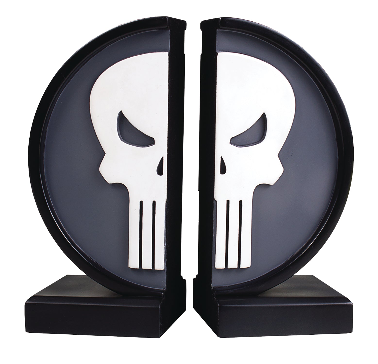 MARVEL PUNISHER LOGO BOOKENDS