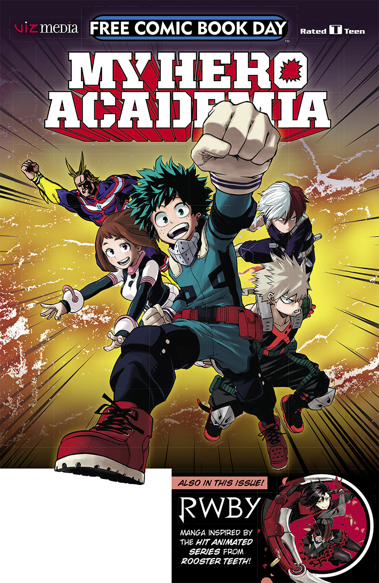 FCBD 2018 VIZ MY HERO ACADEMIA & RWBY  COVER