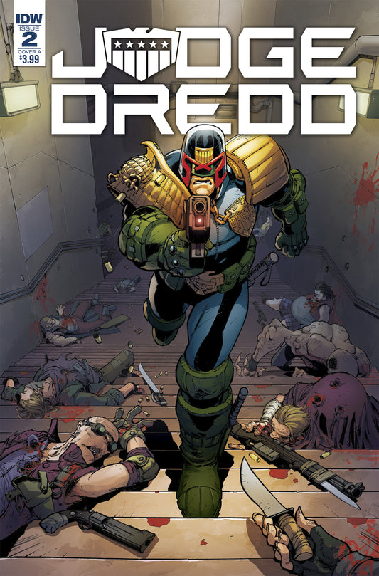 JUDGE DREDD UNDER SIEGE #2 (OF 4) CVR A DUNBAR COVER