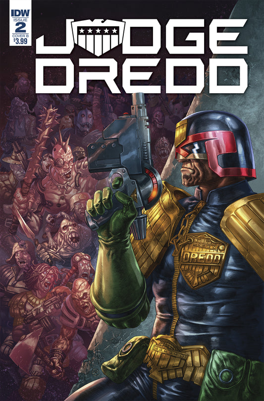 JUDGE DREDD UNDER SIEGE #2 (OF 4) CVR B QUAH COVER