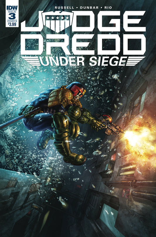 JUDGE DREDD UNDER SIEGE #3 (OF 4) CVR B QUAH COVER