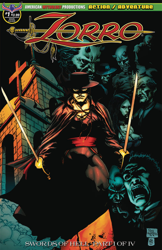 ZORRO SWORDS OF HELL #1 MARTINEZ MAIN CVR COVER