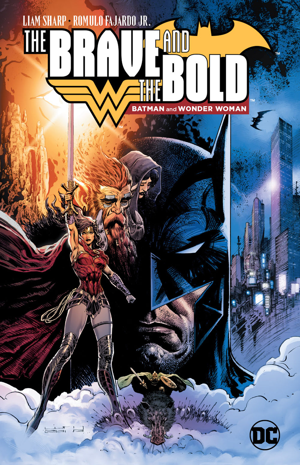 BRAVE AND THE BOLD BATMAN AND WONDER WOMAN HC COVER